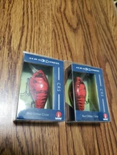 Two H2O Xpress Model CRS Red Glitter Craw Lures Fishing Bait 2' to 5' Depth New