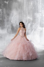 mori lee Vizcaya Blush Pink 89189 Quincianera dress