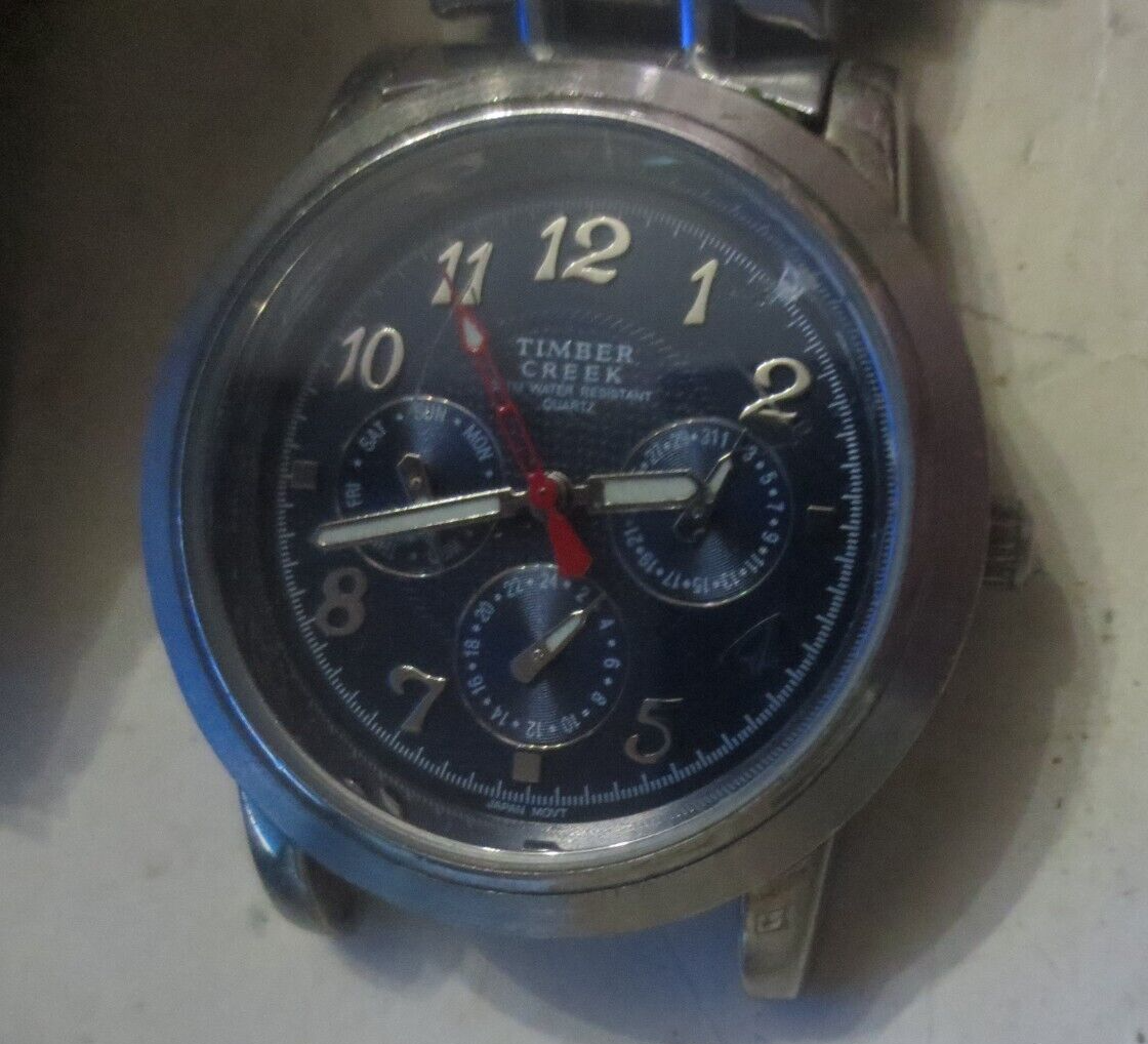 2 men's Quartz watches Armitron and Timber Creek Chronograph eBay