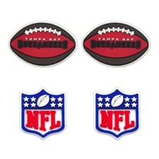 NFL Tampa Bay Buccaneers Football Team For Crocs Shoe Charms Jibbitz - 4 pieces