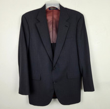 Brooks Brothers 1818 Sport Coat Men 41L Gray Half Lined Wool Poly Breathable