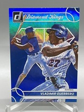 2023 Donruss Baseball Base Diamond Kings Vladimir Guerrero BLUE FOIL - Expos