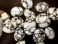 4000 CT Natural EGL Spiderweb White Turquoise Cabochon Cut Arizona Gemstone Lot