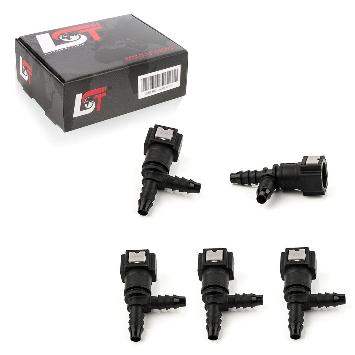 5X Quick Release Fuel Line Coupling T-Piece 7.89X6Mm For VAUXHALL