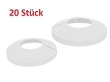 Abdeckrosette Heizkörper  Klapprosette Heizungsrohr Rohrabdeckung 15 18 22 mm