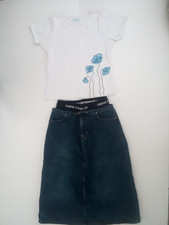 Robe Chipie Fille 10 Ans (Taille 140) - Maille Coton/Modal - Message "Do More..." - Occasion TB