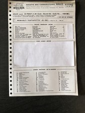 Carburateur Renault ESTAFETTE