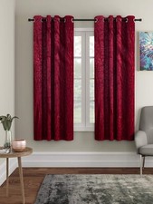 2 Piece Leaf design Polyester Window curtains 5 feet Home Decor