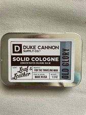 Duke Cannon Supply Co. Solid Cologne Old Glory Leaf And Leather
