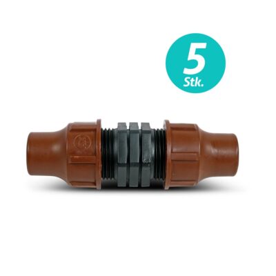 Spar-SET> 5x Rain Bird Kupplung BF-12 lock 13/16 mm PE-Rohr Rainbird Fittings