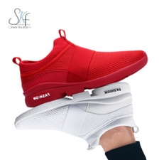 baskets sneakers homme femme respirantes tissu sport entrainement confortable