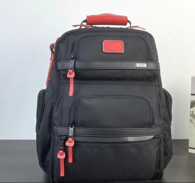 TUMI ALPHA3 Brief Pack Backpack Business Nylon Black Red | eBay TUMI ALPHA3 Brief Pack Backpack Business Nylon Black Red | eBay