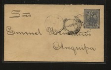 Peru  nice  postal  envelope  local  use            MS1201