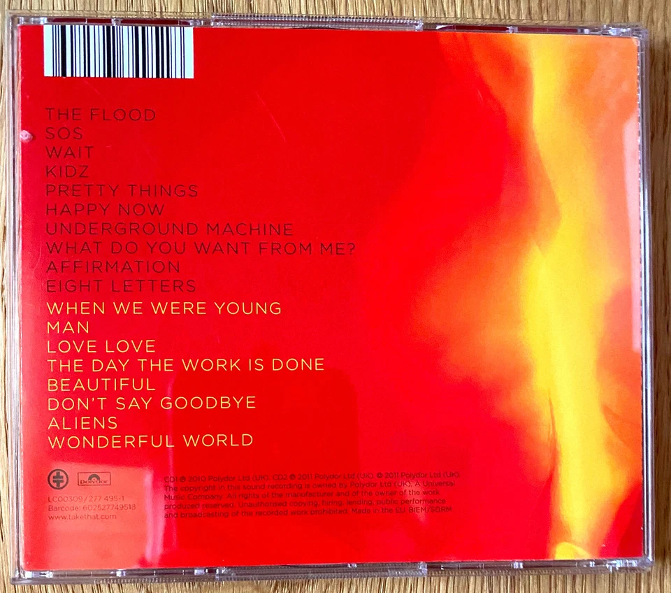 Take That – Progressed (2 CDs 2011) NEW - Bild 2 von 2