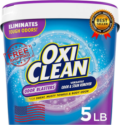 OxiClean Odor Blasters Versatile Odor and Stain Remover Powder, 5 lb