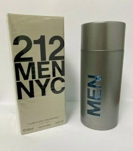 212 MEN NYC by Carolina Herrera 3.4 oz EDT Cologne for Men New In Box - Image 2 of 3