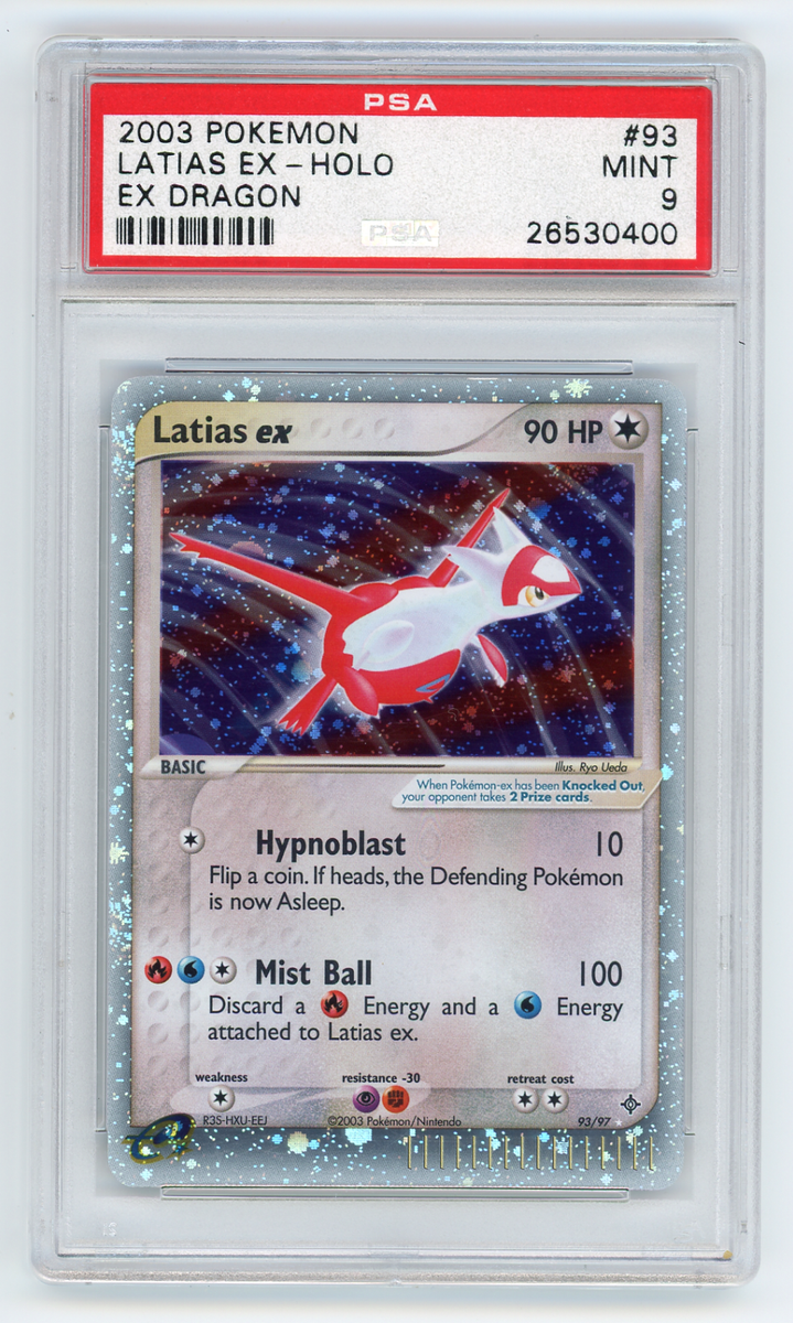 Pokemon Latias ex 93 EX Dragon Ultra Rare Holo PSA 9 MINT | eBay