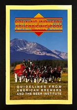 1990s Brewing Industry Advertising Code Guidelines Anheuser Busch Beer Booklet
