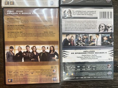 Bones DVD Seasons 1-4 Complete, Good Condition | eBay