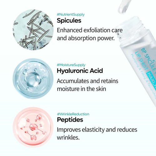 BP Spicule Plumping Lip Shot 4ml LIQUID MICRONEEDLING PLUMPING LIP GLOSS - Foto 4 di 12
