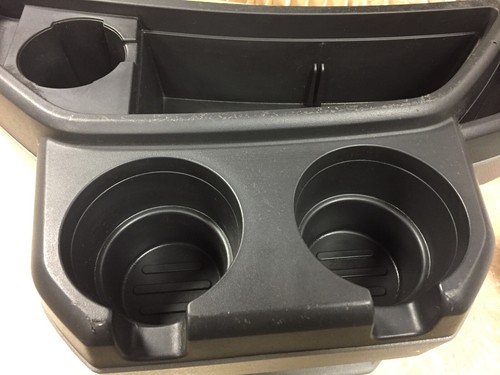 16-24 Ford E-150 E-250 E-350 E-450 Econoline Van Gray Center Console Cup Holder - Picture 3 of 19
