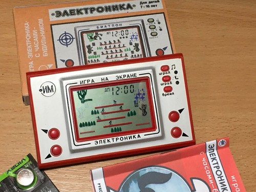 NEW Rare game electronika BIATHLON ну погоди nintendo ussr - Afbeelding 4 van 11