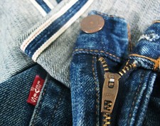 HOT VTG USA LVC Men LEVI'S 505 BIG E SELVEDGE SCOVILL 555 Jeans 34x34 Fit 31x34