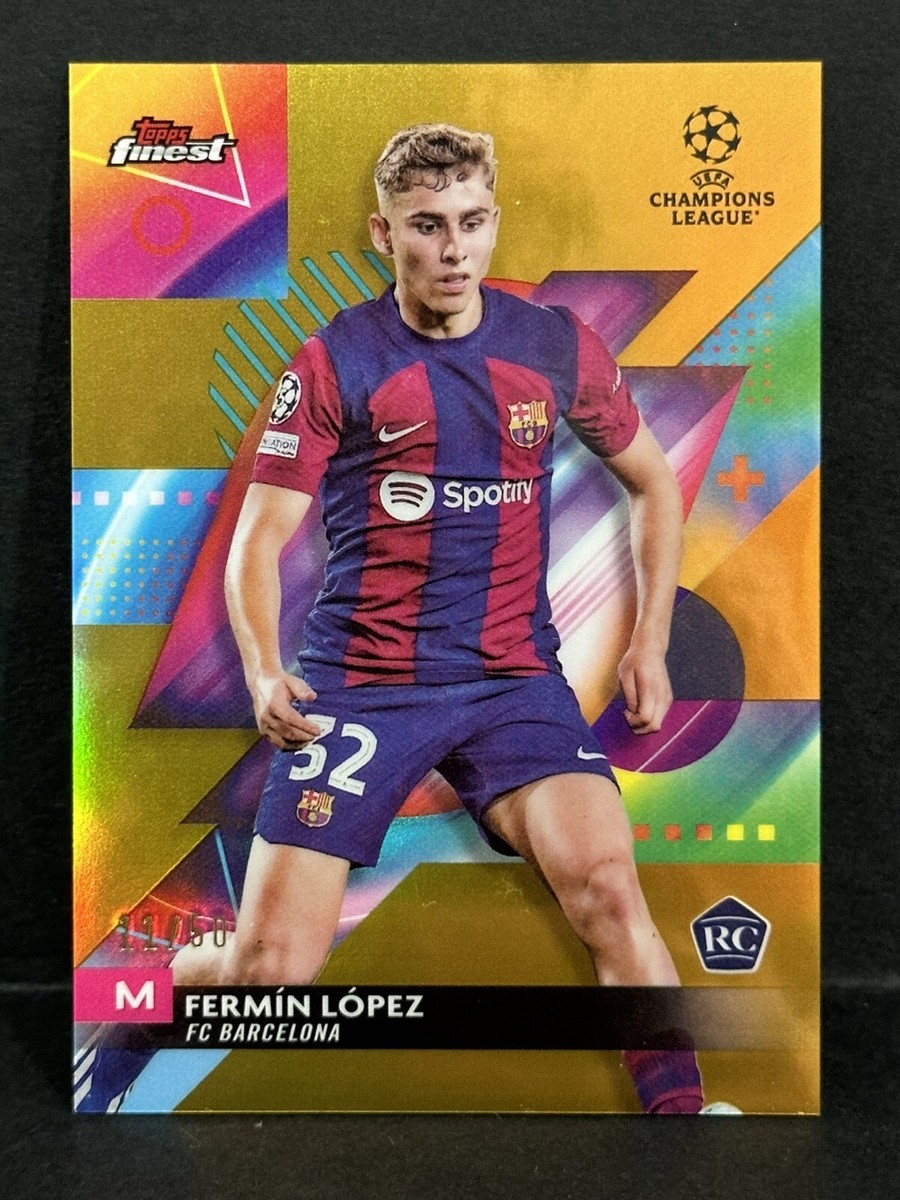 2023-24 Topps Finest UEFA Club Competition Barcelona RC Fermin