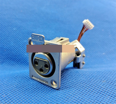 1pc used ITT CANNON XLR 31F three-core Cannon socket