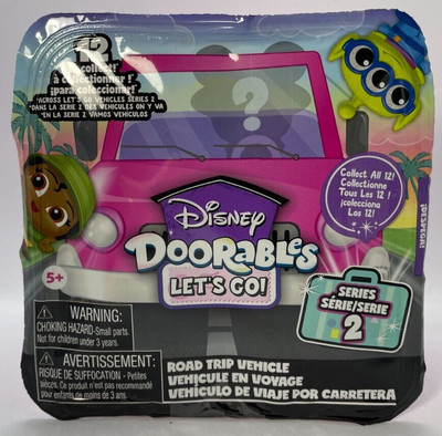 Disney Doorables Lets Go Series 2 Road Trip Vehicle & Figurine
