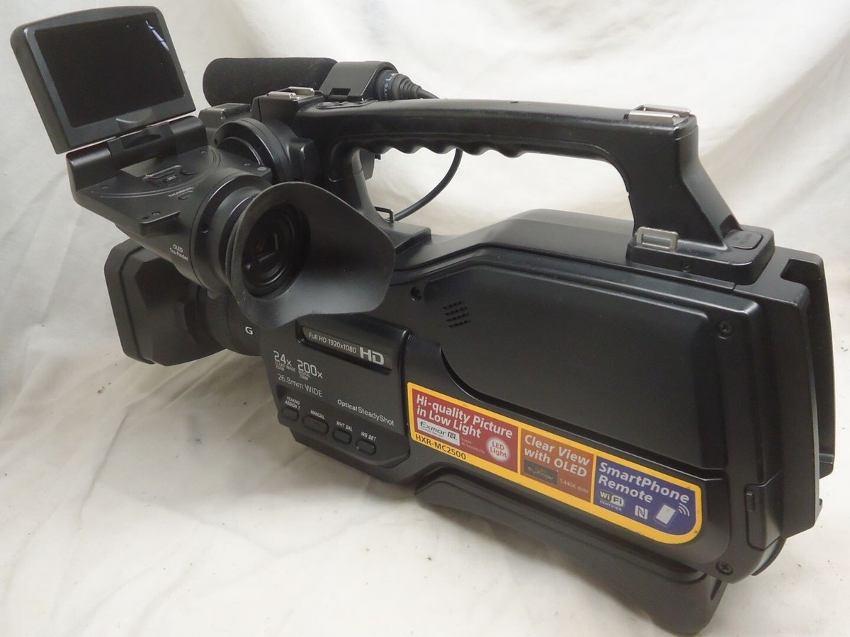 SONY HXR-MC1 現状渡し Sony HXR-MC2500 Shoulder Mount AVCHD Camcorder | 10-19x