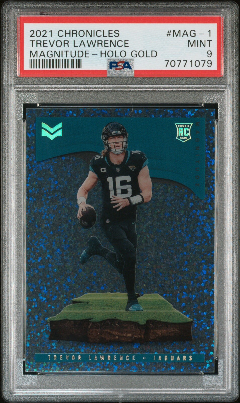 Trevor Lawrence Panini Chronicles Magnitude #MAG1 Holo Gold