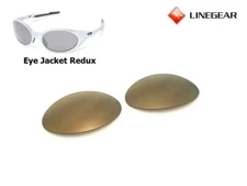 LINEGEAR Gold Mirror Non-Polarized Lens for Oakley Eye Jacket REDUX [EJR-GM]