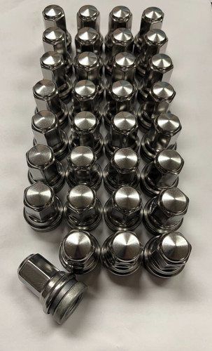 NEW OEM!!! 32 FORD F250 F350 Super Duty Stainless Lug Nuts 14x1.5 HCPZ1012B