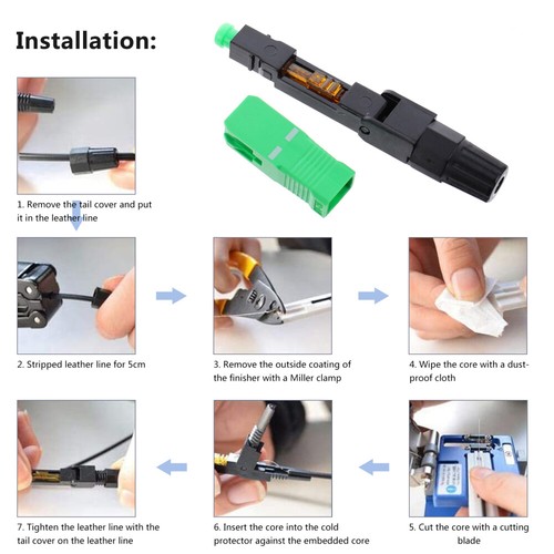 10 Pcs The Optical Fiber Connector Network Management Equipment New Model - Afbeelding 2 van 12