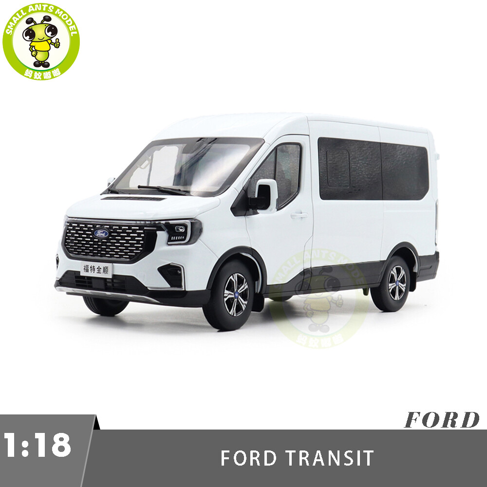 1/18 Ford Transit V348 T8 Van Cargo MPV White Diecast Model Car
