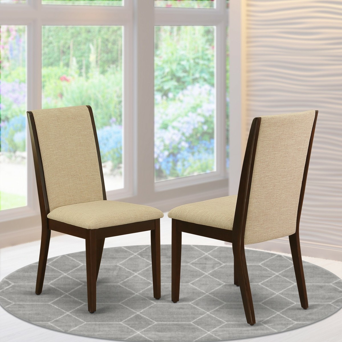 Wood Dining Parsons Chairs Upholstered Dining Room Chairs, Kitchen