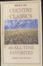 Country Classics 60 All Time Favorites Cassette Tape 3 Vol Set 1996 Sealed Rare