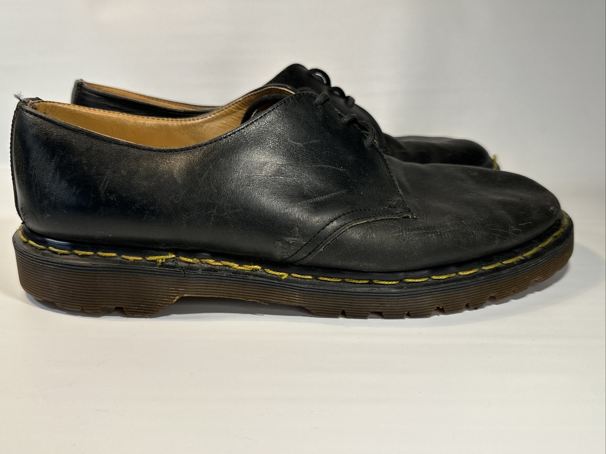 Doc Dr Martens Oxford Dress Shoes Mens 12 M Black Low Leather Cornado Sneaker Amazon.com | Dr. Martens, 1461 3-Eye Leather Oxford Shoe for  main image 2