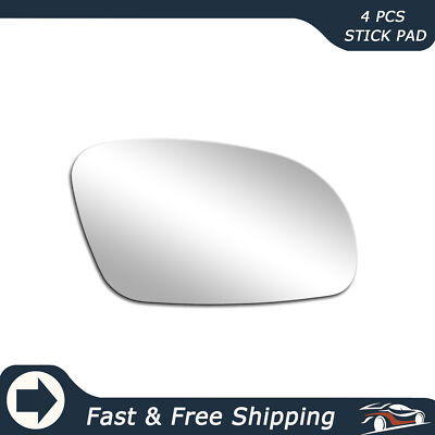 Mirror Glass Fit 2003-2010 VW Beetle Passenger Side Right Convex W/Adhesive