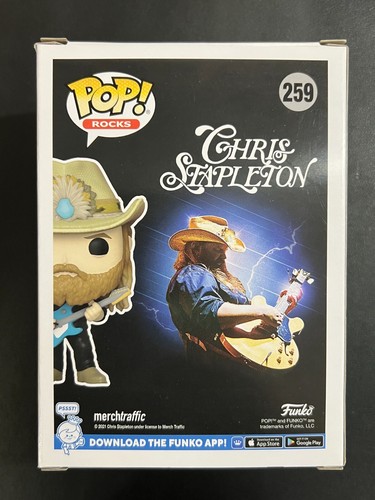 Funko POP! Rocks #259 - Chris Stapleton con protector - Imagen 3 de 6