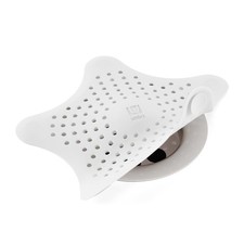 Umbra Starfish Drain Cover/Hair Catcher, White 1 Count Pack of 1 ,