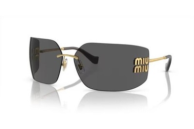Miu Miu sunglasses - black shield MIU MIU BLACK SHIELD SUNGLASSES – THE 543 main image 4