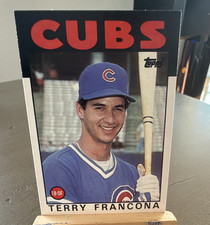 Topps 1981 Terry Francona Rookie #381 Chicago Cubs Baseball Trading Card. rookie card picture