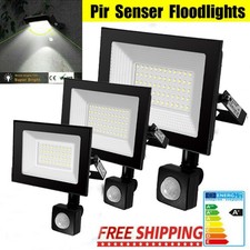 20W 30W 50W 100W Security Outdoor Garden Light Motion Sensor PIR LED Floodlight