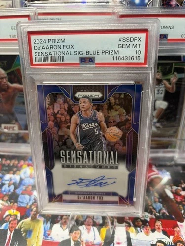 De'Aaron Fox 2024 Panini Prizm De'Aaron Fox Blue