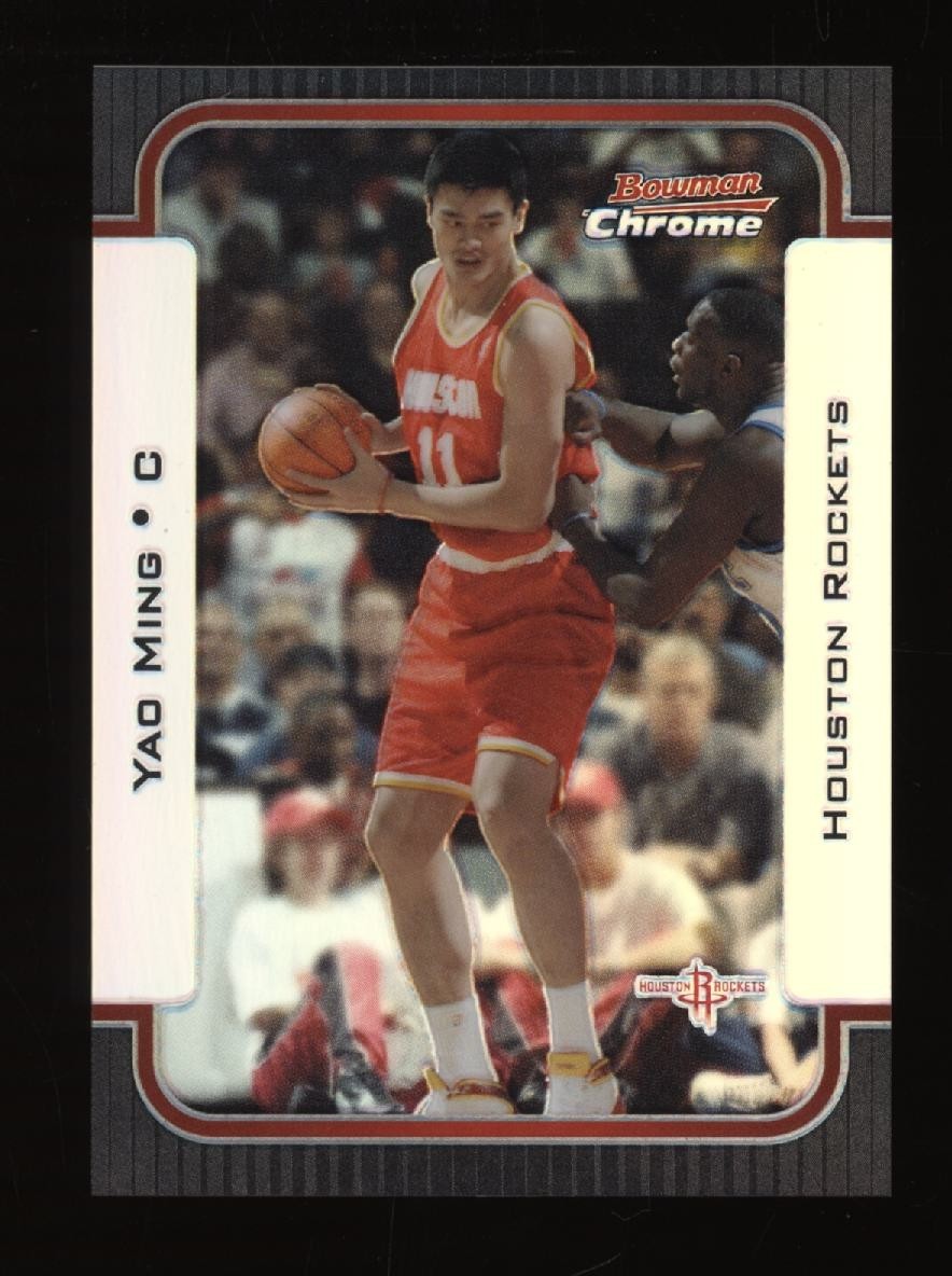 2003-04 Yao Ming Bowman Chrome Basketball Refractor #160/300 *NICE* Invest NOW