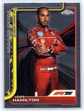 2025 Topps Chrome Formula 1 (F1) Lewis Hamilton Base #4 Scuderia Ferrari