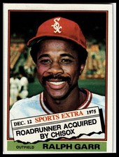 1976 Topps #410T Ralph Garr Traded