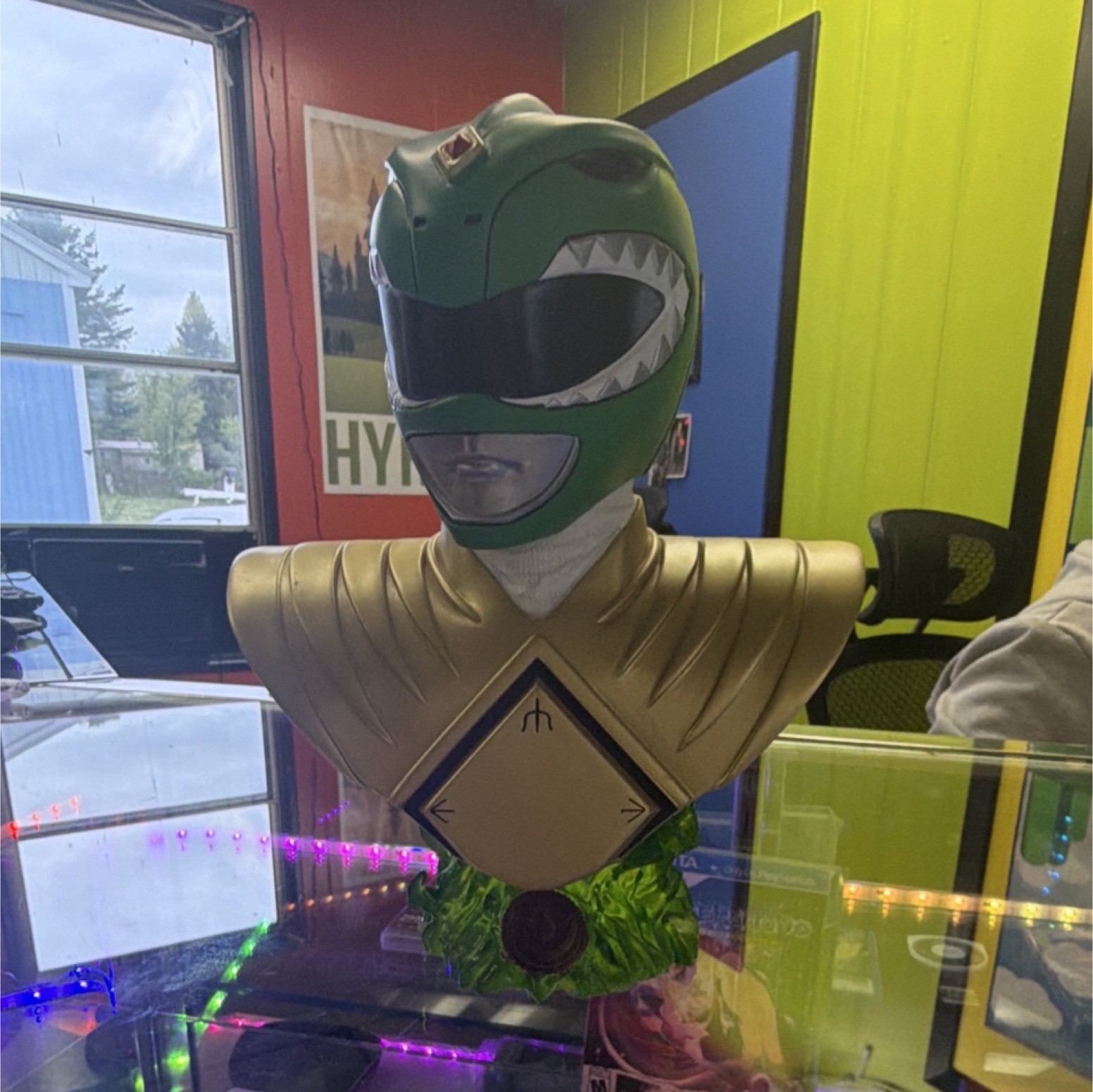 Diamond Select Toys Power Rangers Green Ranger Bust Limited 558/1000 plástico